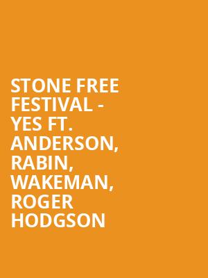 Stone Free Festival - Yes ft. Anderson, Rabin, Wakeman, Roger Hodgson at O2 Arena
